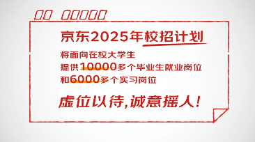 京东2025校招启动将提供1.6万个岗位(图3)