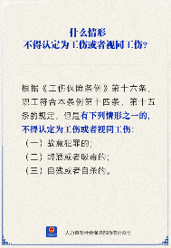 【人社日课】什么情形不得认定为工伤？(图2)