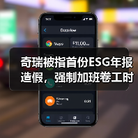 奇瑞被指首份ESG年报造假,强制加班卷工时?内部人士回应(图1) 奇瑞被指首份ESG年报造假,强制加班卷工时?内部人士回应(图1)