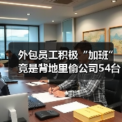 外包员工积极“加班”竟是背地里偷公司54台电脑,已被刑拘(图1) 外包员工积极“加班”竟是背地里偷公司54台电脑,已被刑拘(图1)