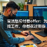 宝洁怒斥付费offer:为找工作,你都花过哪些钱? 宝洁怒斥付费offer:为找工作,你都花过哪些钱?