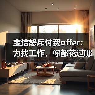 宝洁怒斥付费offer:为找工作,你都花过哪些钱? 宝洁怒斥付费offer:为找工作,你都花过哪些钱?