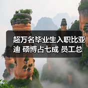 超万名毕业生入职比亚迪 硕博占七成 员工总数超70万(图3) 超万名毕业生入职比亚迪 硕博占七成 员工总数超70万(图3)