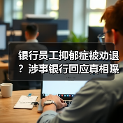 银行员工抑郁症被劝退?涉事银行回应真相曝光(图3) 银行员工抑郁症被劝退?涉事银行回应真相曝光(图3)