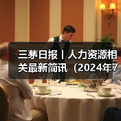 三茅日报丨人力资源相关最新简讯(2024年7月12日)(图2) 三茅日报丨人力资源相关最新简讯(2024年7月12日)(图2)
