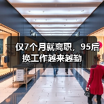 仅7个月就离职,95后换工作越来越勤(图2) 仅7个月就离职,95后换工作越来越勤(图2)