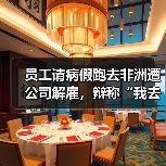 员工请病假跑去非洲遭公司解雇,辩称“我去看病” 法院回复亮了(图3) 员工请病假跑去非洲遭公司解雇,辩称“我去看病” 法院回复亮了(图3)
