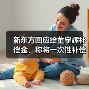 新东方回应给董宇辉补偿金，称将一次性补偿（图4）