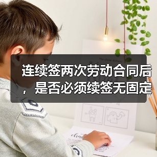 连续签两次劳动合同后，是否必须续签无固定期限？法律解读全解析（图3）
