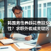韩国男性养颜花费超女性？求职外貌成关键因素（图2）