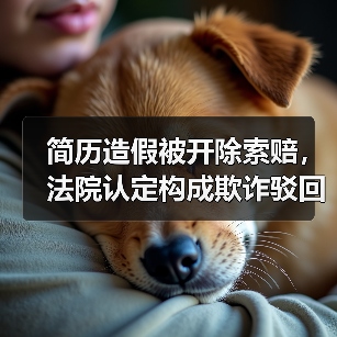 简历造假被开除索赔，法院认定构成欺诈驳回（图1）