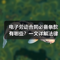 电子劳动合同必备条款有哪些？一文详解法律要求（图4）