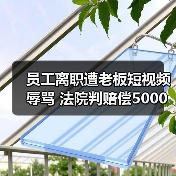 员工离职遭老板短视频辱骂 法院判赔偿5000元(图3) 员工离职遭老板短视频辱骂 法院判赔偿5000元(图3)