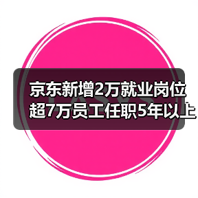 京东新增2万就业岗位 超7万员工任职5年以上(图4) 京东新增2万就业岗位 超7万员工任职5年以上(图4)