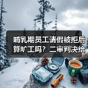 哺乳期员工请假被拒后算旷工吗?二审判决给出答案(图1) 哺乳期员工请假被拒后算旷工吗?二审判决给出答案(图1)