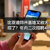比亚迪郑州基地又放大招了?年内二次招聘4000人,月薪最高9000元(图1) 比亚迪郑州基地又放大招了?年内二次招聘4000人,月薪最高9000元(图1)