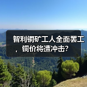 智利铜矿工人全面罢工,铜价将遭冲击?(图2) 智利铜矿工人全面罢工,铜价将遭冲击?(图2)