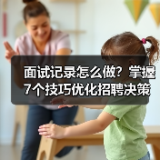 面试记录怎么做?掌握7个技巧优化招聘决策(图3) 面试记录怎么做?掌握7个技巧优化招聘决策(图3)
