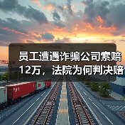 员工遭遇诈骗公司索赔12万,法院为何判决赔偿?(图1) 员工遭遇诈骗公司索赔12万,法院为何判决赔偿?(图1)