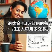 退休金涨3%背后的争议:打工人每月多交多少钱?(图3) 退休金涨3%背后的争议:打工人每月多交多少钱?(图3)