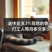 退休金涨3%背后的争议:打工人每月多交多少钱?(图4) 退休金涨3%背后的争议:打工人每月多交多少钱?(图4)