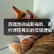 直播培训成新商机,高价课程背后的变现逻辑?(图4) 直播培训成新商机,高价课程背后的变现逻辑?(图4)