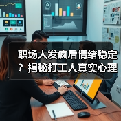 职场人发疯后情绪稳定?揭秘打工人真实心理变化(图1) 职场人发疯后情绪稳定?揭秘打工人真实心理变化(图1)
