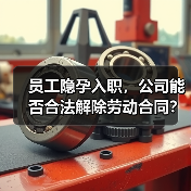 员工隐孕入职,公司能否合法解除劳动合同?(图4) 员工隐孕入职,公司能否合法解除劳动合同?(图4)
